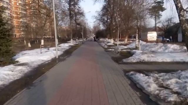 Аллея Славы весной г.Домодедово смотреть онлайн