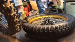 Как забортировать покрышку для мотокросса