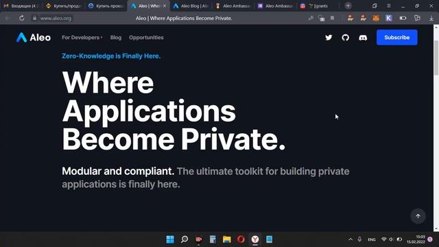 ALEO! Обзор проекта + амбассадорская программа смотреть онлайн