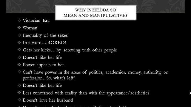 Hedda Gabler Essay Topic смотреть онлайн