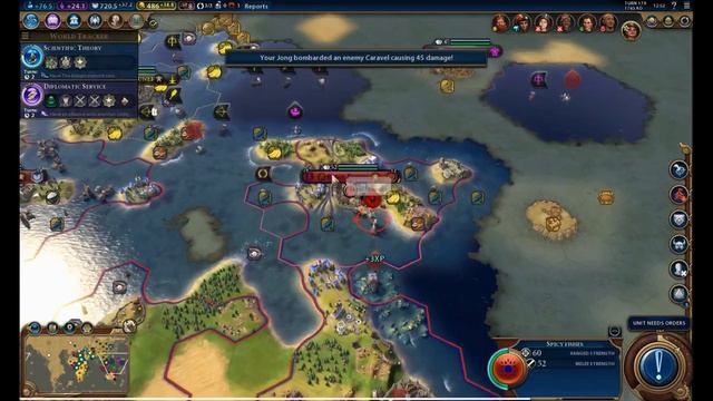 Civilization 6: #7 Congo gets Aggressive - Island Survivor - Indonesia Gameplay смотреть онлайн