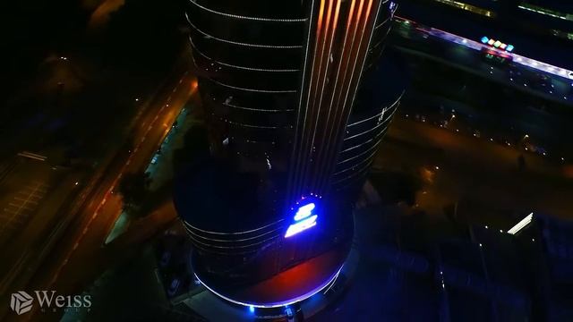 Архитектурное освещение здания Бизнес-холл Бовид Челябинск 2015 (Медиафасад/архитектурная подсветка смотреть онлайн