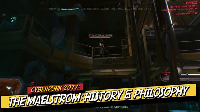 Cyberpunk 2077: The PSYCHO History of THE MAELSTROM- Gangs of Night City Lore смотреть онлайн