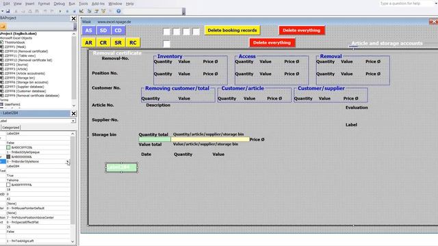 478 Create a warehouse program with databases in Excel VBA yourself смотреть онлайн