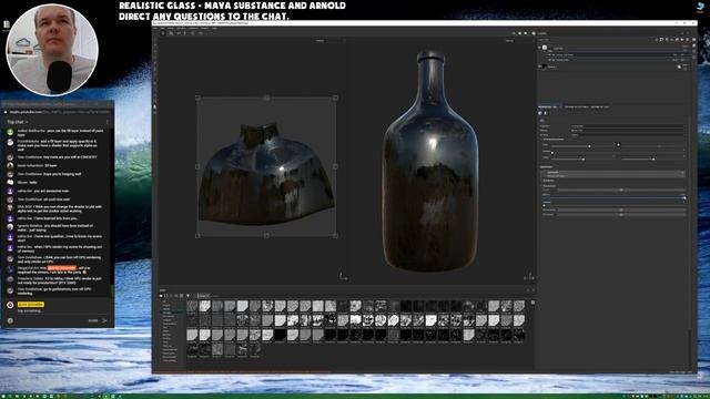 Realistic Glass in Maya, Substance and Arnold using ACES 1.2 смотреть онлайн
