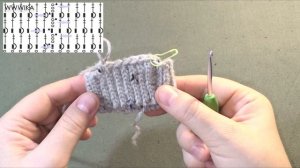 Узор крючком для мужского жилета\\Безрукавка\\ Переход от ряда к ряду\\Вязание Прямые трансляции