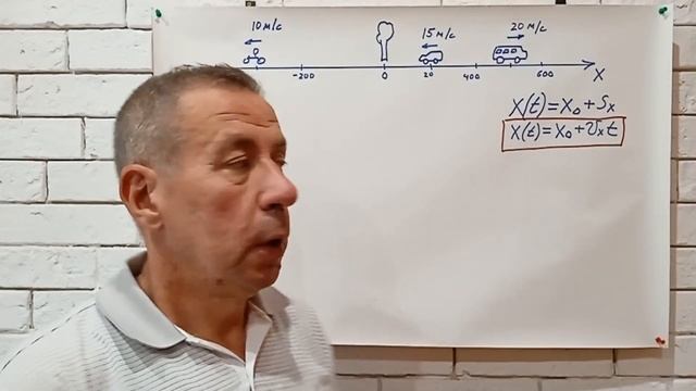 Решение задач на прямолинейное равномерное движение 1 часть смотреть онлайн