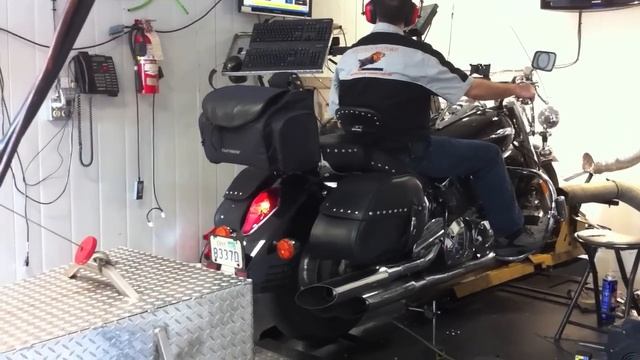 Honda VTX 1300 Dynotune with Cobra slip on смотреть онлайн