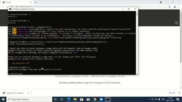 Steps to install NodeJS and Angular in Windows10 смотреть онлайн