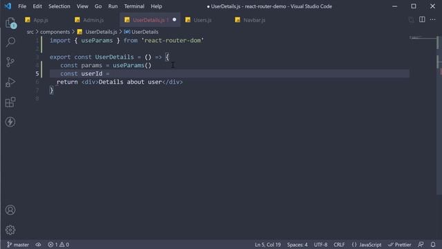 React Router Tutorial - 11 - URL Params смотреть онлайн