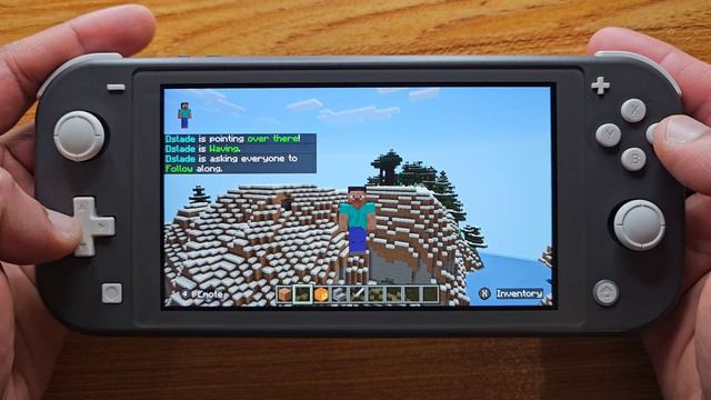 Minecraft Nintendo Switch Lite Gameplay смотреть онлайн