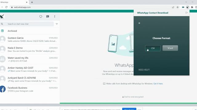 How to export and save contacts from WhatsApp chats and groups смотреть онлайн