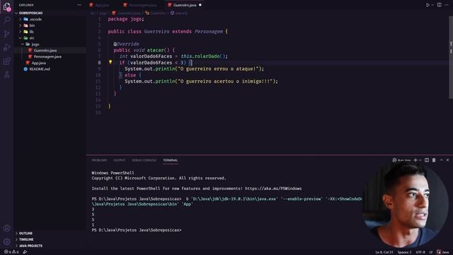Modificador protected nos métodos - Curso Java POO Aula #13 смотреть онлайн