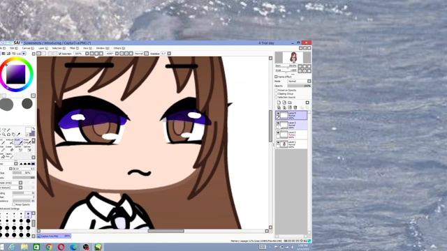 How I Edit Eyes | Paint tool sai | Its Simply Royale Trace смотреть онлайн