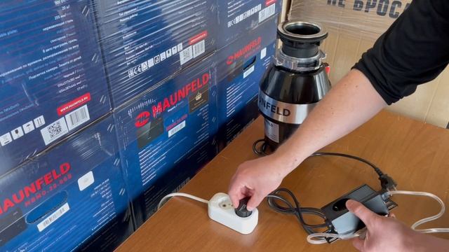 Видеообзор как подключить измельчитель MAUNFELD с помощью пневматической кнопки смотреть онлайн