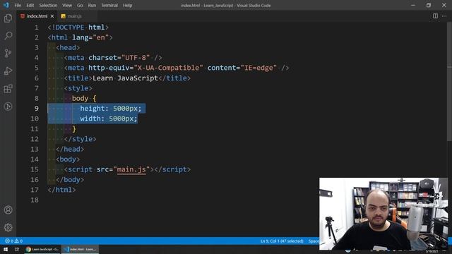 Learn JavaScript In Arabic 2021 - #109 - Scroll, ScrollTo, ScrollBy, Focus, Print, Stop смотреть онлайн