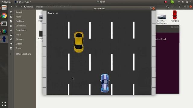 SAR Game - A Car Racing Game using Python (PyGame) смотреть онлайн