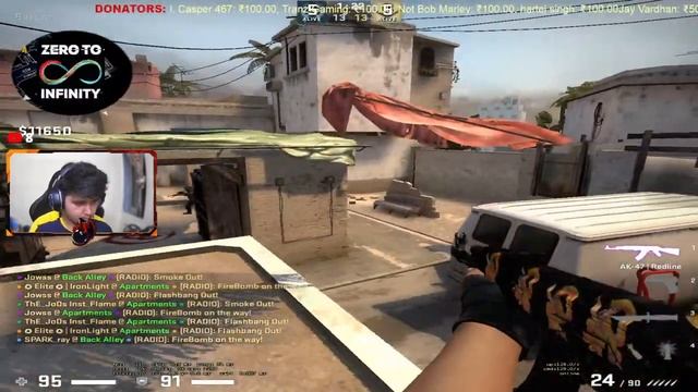 #csgoindia CSGO LIVE NIGHT STREAM|EZ LVL 6 !donate смотреть онлайн