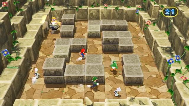 Mario Party 9 - All 1 Vs 3 Minigames