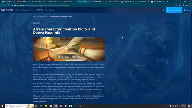 MMORPG NEWS - Chrono Odyssey, Throne and Liberty, Aion Classic, Tower Of Fantasy, Blue Protocol PC смотреть онлайн