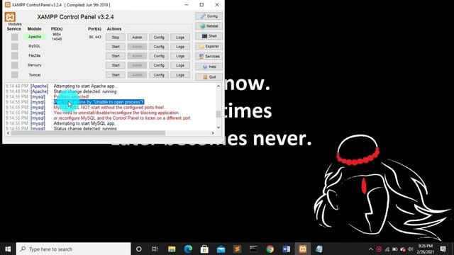 how to resolve error port 3306 is used by another process problems solution in hindi смотреть онлайн