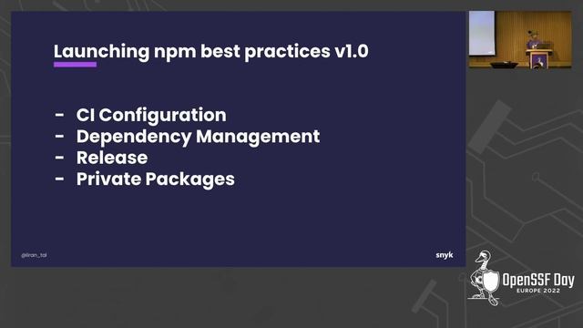 Developer Security Essentials - Liran Tal смотреть онлайн