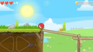 Проходим 14 уровень в игре 🎮 Red Boll 4 (зеленые Холмы)