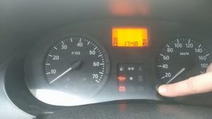 Настройка часов.    Логан 2008г 1.4