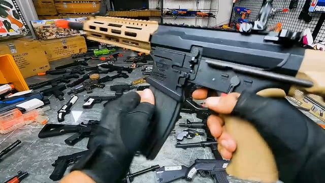 All My Scary Guns, Airsoft Guns, Rifles, Guns And Toy Masks - All Guns In This Video !!!
