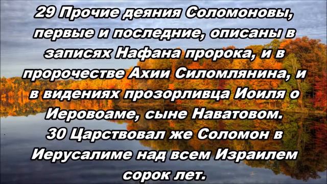 Тихое время с Живой Жизнью: 2 Паралипоменон 9:13–31 (07112018) смотреть онлайн