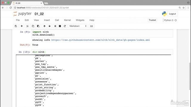 05 NLTK setup and overview смотреть онлайн