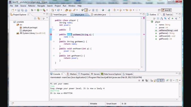 Java Programming - 15 - Constructors смотреть онлайн
