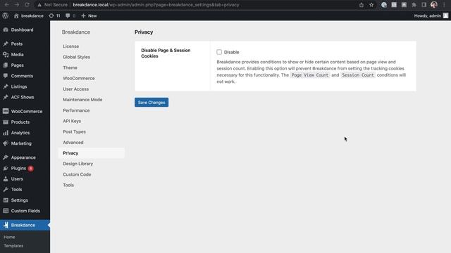 How To Disable Breakdance's Page & Session Cookies смотреть онлайн