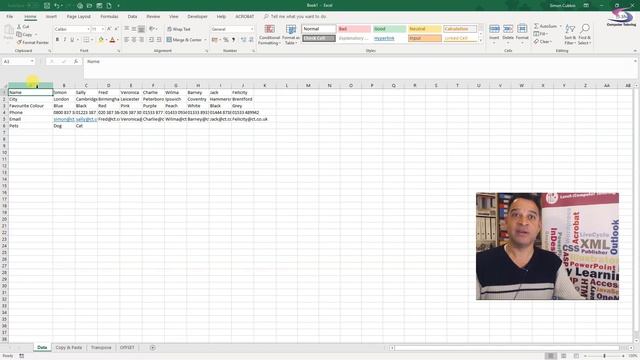 Excel Tutorial on Transposing Data смотреть онлайн