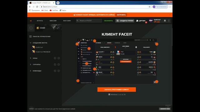 Как устранить ошибку при установки Faceit антечит смотреть онлайн