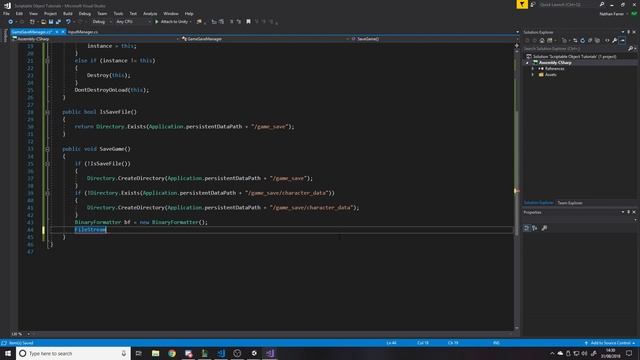 How To Save And Load Your Game Data With Scriptable Objects - Unity смотреть онлайн