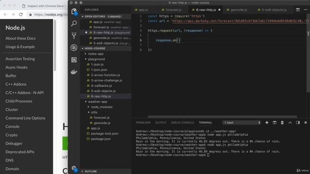Bonus HTTP Requests Without a Library [The Complete Node.js Developer Course (3rd Edition) 2021] смотреть онлайн