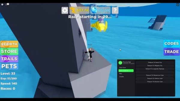 [OP] Roblox Legends Of Speed Script - AutoFarm GUI & More 2022