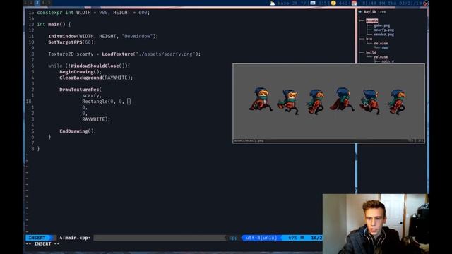 Raylib Tutorial | Episode 3 | Drawing textures and animating смотреть онлайн