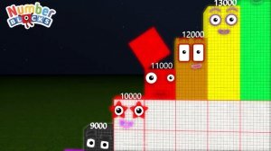 Numberblocks Step Squad 1 1000 to 30 000 Numberblocks Standing Tall but Rolling Ball
