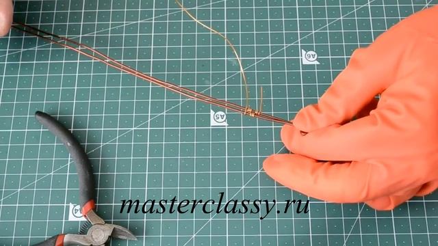 Easter DIY: wire wrap tutorial. Пасхальная подставка из проволоки Wire Wrap: видео урок смотреть онлайн