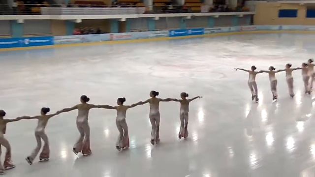 Пируэт плюс, Оренбург, 1 этап кубка России по синхронному катанию на коньках смотреть онлайн