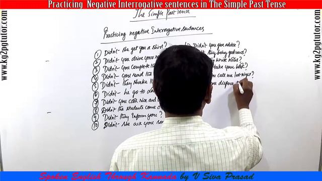 Practicing Negative Interrogative sentences in The Simple Past Tense смотреть онлайн