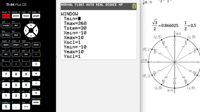 How to Put the Unit Circle on your TI-84 Calculator ❖ Trigonometry ❖ Pre-Calculus ❖ Calculus смотреть онлайн
