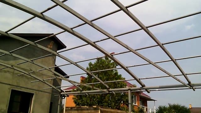 навес из металлопрофиля смотреть онлайн