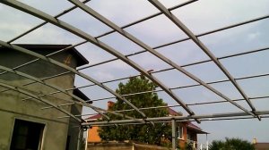 навес из металлопрофиля