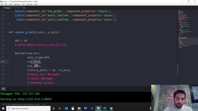 Bar Graph (RadioItems) - Python Dash Plotly смотреть онлайн