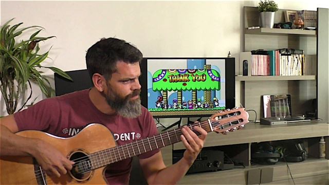 Super Mario World (SNES) Ending Theme classical guitar cover by Cyril Tep смотреть онлайн