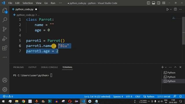 Python Tutorial #40 - Object Oriented Programming in Python (Class) смотреть онлайн