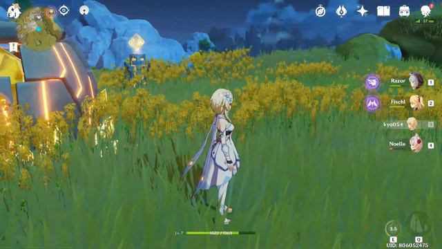 Genshin Impact - 6 Geo Pillar Puzzle at Clouds Liyue Solved смотреть онлайн